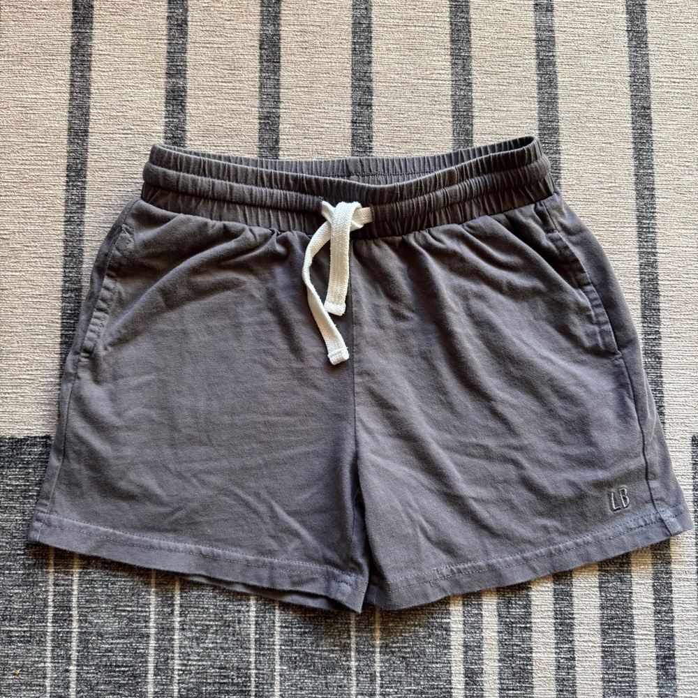 Little Bipsy Grey Gym Shorts with Drawstring